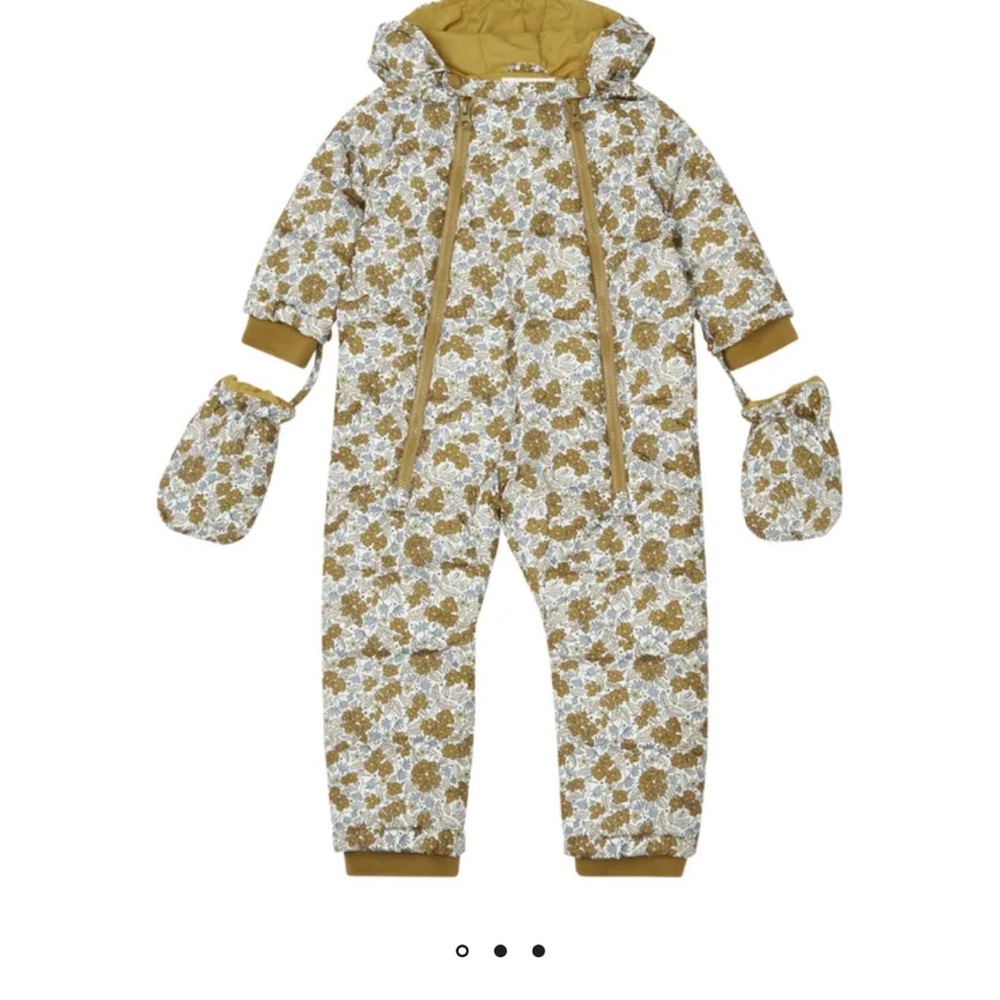 Rylee + Cru Floral Baby Snowsuit, 12-18 months